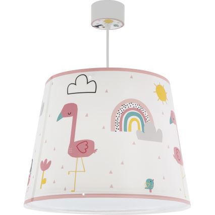 Dalber 82462 - Otroški lestenec FLAMINGO 1xE27/15W/230V