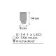 Dalber D-41415E - LED svetilka za vtičnico CLOUDS 1xE14/0,3W/230V