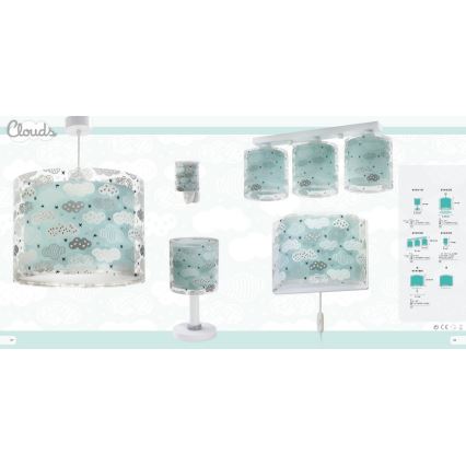 Dalber D-41418H - Otroška stenska svetilka CLOUDS 1xE27/60W/230V