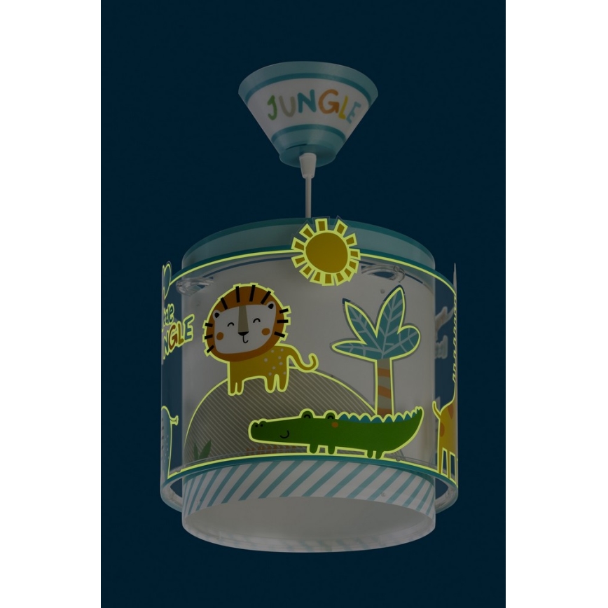 Dalber D-76112 - Otroški lestenec JUNGLE 1xE27/60W/230V
