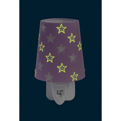 Dalber D-81215L - LED Otroška nočna luč STARS 1xLED/0,3W/230V