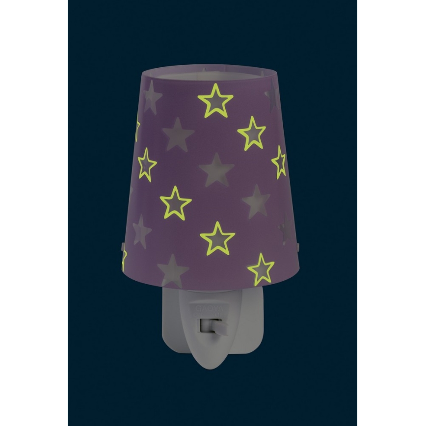 Dalber D-81215L - LED Otroška nočna luč STARS 1xLED/0,3W/230V