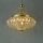 Där Lighting ASM0675 - Lestenec na verigi ASMARA 6xE14/40W/230V iz medenine