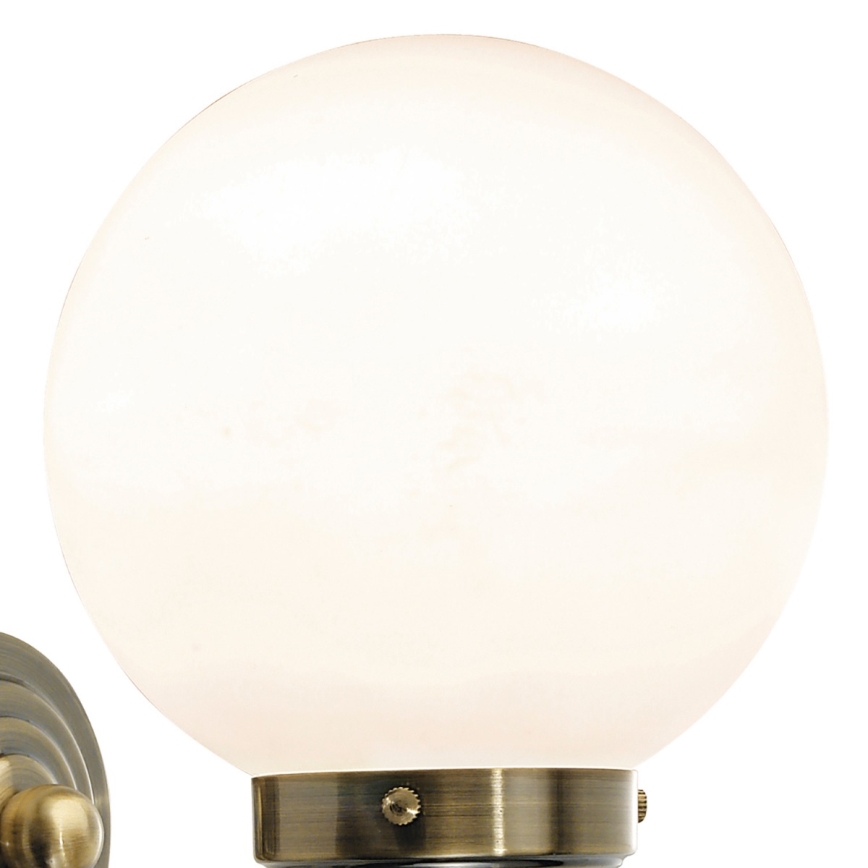 Där Lighting BAR0775 - Stenska svetilka za kopalnico BARCLAY 1xE14/40W/230V IP44 iz medenine