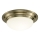 Där Lighting BAR5075 - Kopalniška stropna svetilka BARCLAY 1x E27/60W/230V, premer 38 cm, medenina
