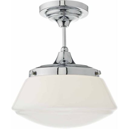 Där Lighting CAD0150 - Kopalniška stropna pritrjena svetilka CADEN 1xE27/60W/230V IP44 sijajni krom