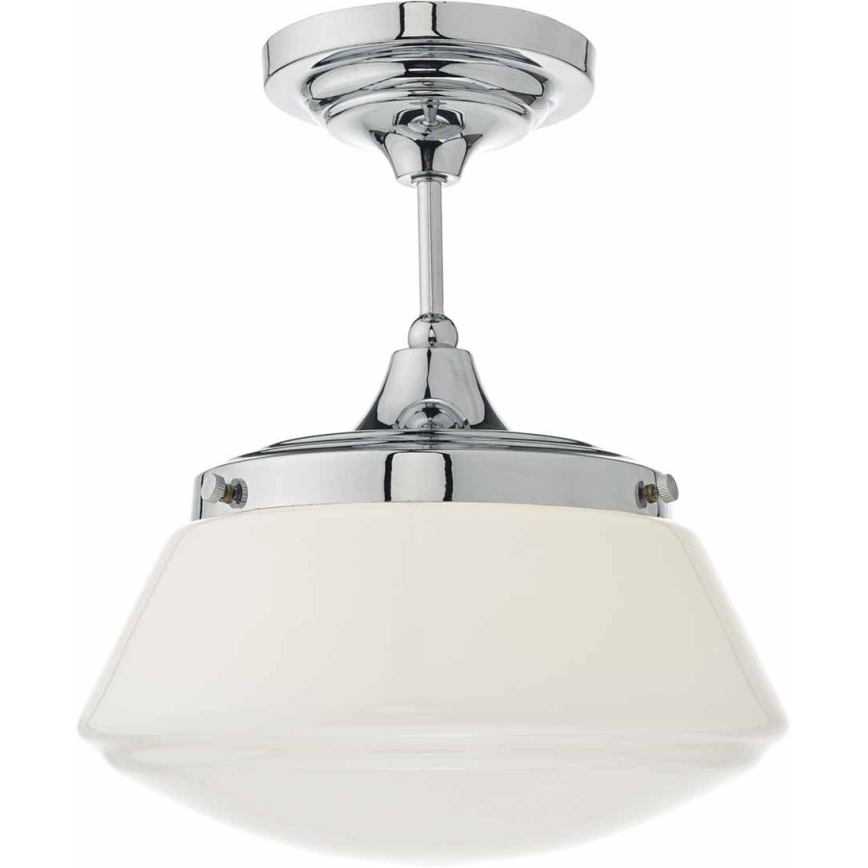 Där Lighting CAD0150 - Kopalniška stropna pritrjena svetilka CADEN 1xE27/60W/230V IP44 sijajni krom