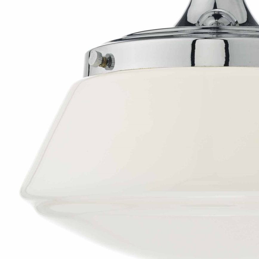 Där Lighting CAD0150 - Kopalniška stropna pritrjena svetilka CADEN 1xE27/60W/230V IP44 sijajni krom