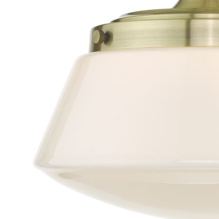 Där Lighting CAD0175 - Kopalniška nadometna svetilka CADEN 1xE27/60W/230V IP44 medeninasta