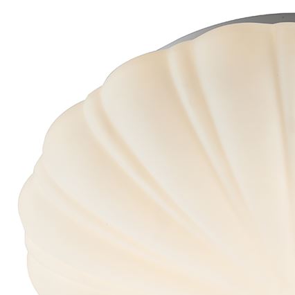 Där Lighting CAF502 - Stropno svetilo za kopalnico CAFE 1xE27/60W/230V Ø 27 cm IP44 belo