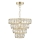 Där Lighting CER0135 - Lestenec na verigi CERYS 1xE27/60W/230V zlata
