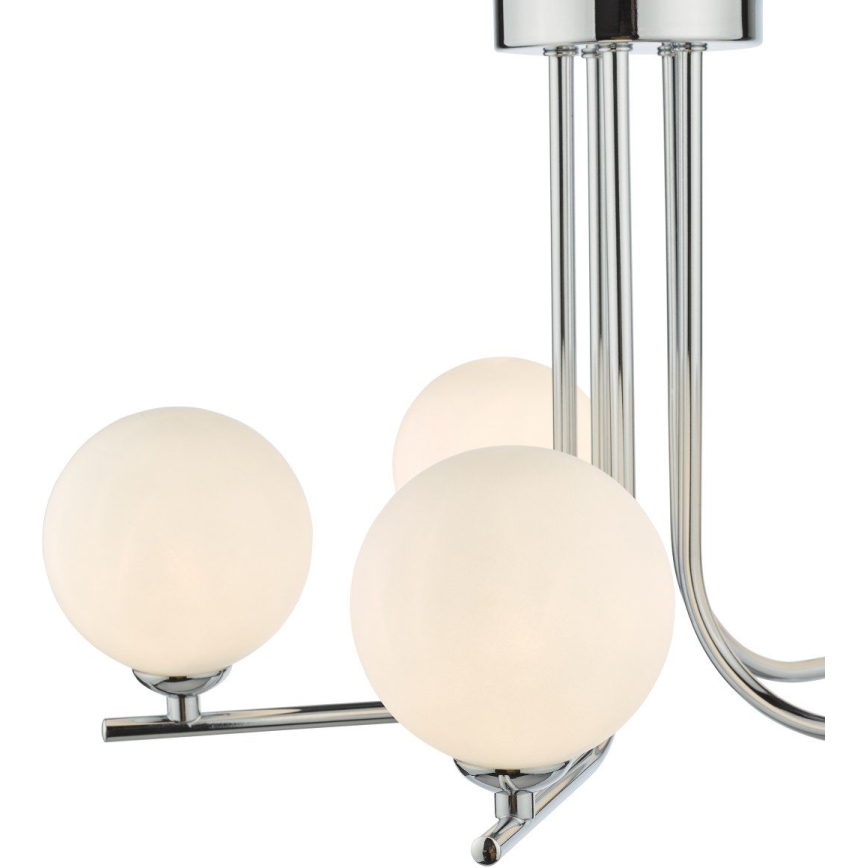 Där Lighting CRA5450-02 - stropni lestenec na drogu CRADLE 5xG9/25W/230V, sijajni krom