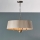 Där Lighting CRI0429 - Lestenec na verigi CRISTIN 4xE14/40W/230V medenina/taupe
