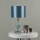 Där Lighting ELS4223 - Namizna svetilka ELSA 1xE27/40W/230V modra/sijajni krom