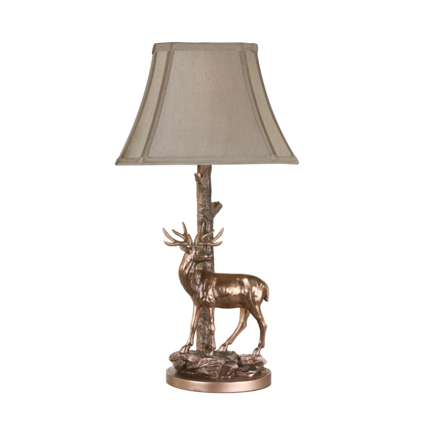 Där Lighting GUL5545-X - Namizna svetilka GULLIVER 1xE27/60W/230V bežna/bronasta