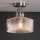 Där Lighting LEN4846 - Pritrdjen stropni lestenec LENKA 1xE27/60W/230V matni krom