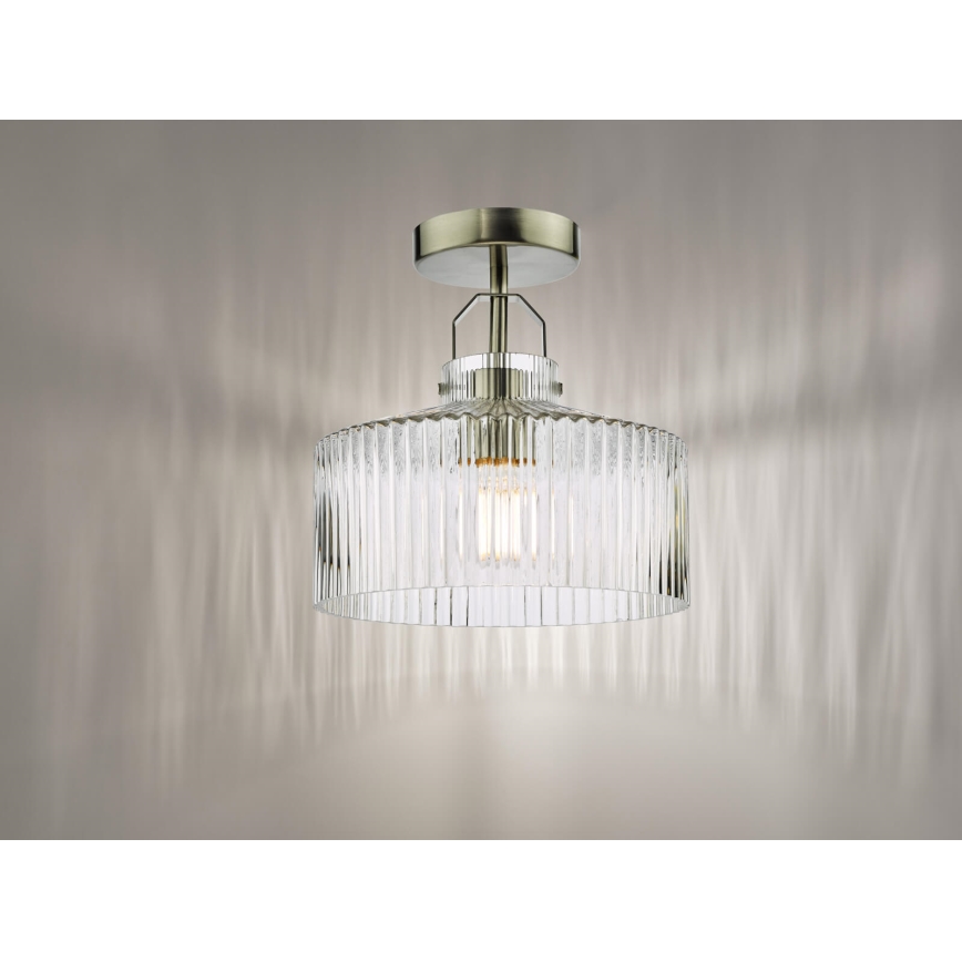 Där Lighting LEN4846 - Pritrdjen stropni lestenec LENKA 1xE27/60W/230V matni krom