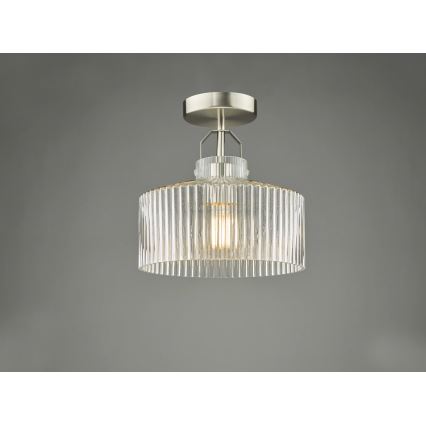 Där Lighting LEN4846 - Pritrdjen stropni lestenec LENKA 1xE27/60W/230V matni krom