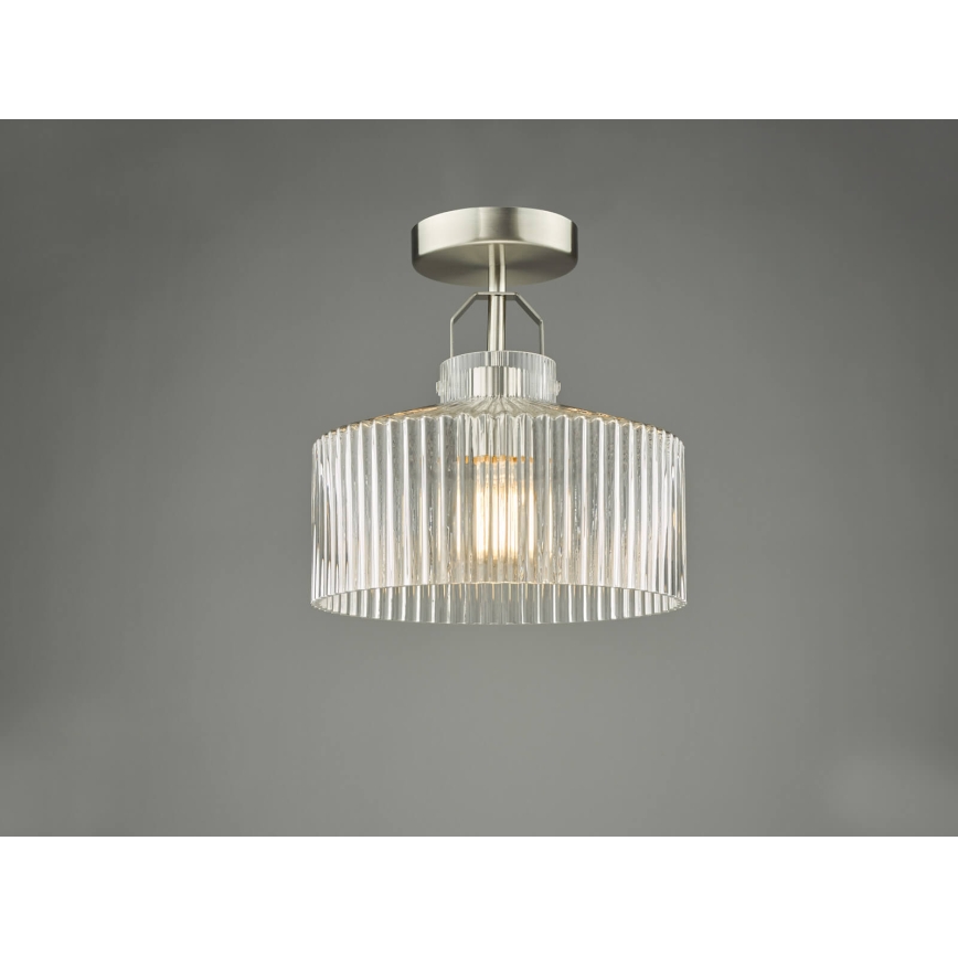 Där Lighting LEN4846 - Pritrdjen stropni lestenec LENKA 1xE27/60W/230V matni krom