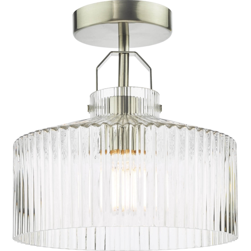 Där Lighting LEN4846 - Pritrdjen stropni lestenec LENKA 1xE27/60W/230V matni krom