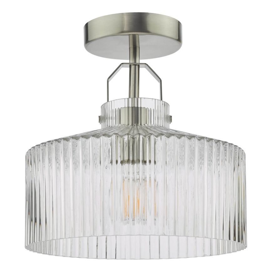 Där Lighting LEN4846 - Pritrdjen stropni lestenec LENKA 1xE27/60W/230V matni krom