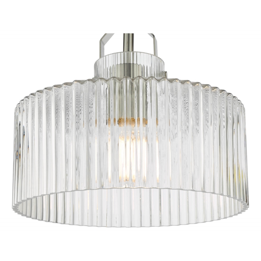 Där Lighting LEN4846 - Pritrdjen stropni lestenec LENKA 1xE27/60W/230V matni krom