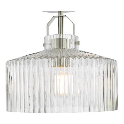 Där Lighting LEN4846 - Pritrdjen stropni lestenec LENKA 1xE27/60W/230V matni krom