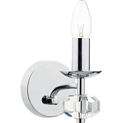 Där Lighting OLE0750 - Stenska svetilka OLEANA 1xE14/40W/230V sijajni krom