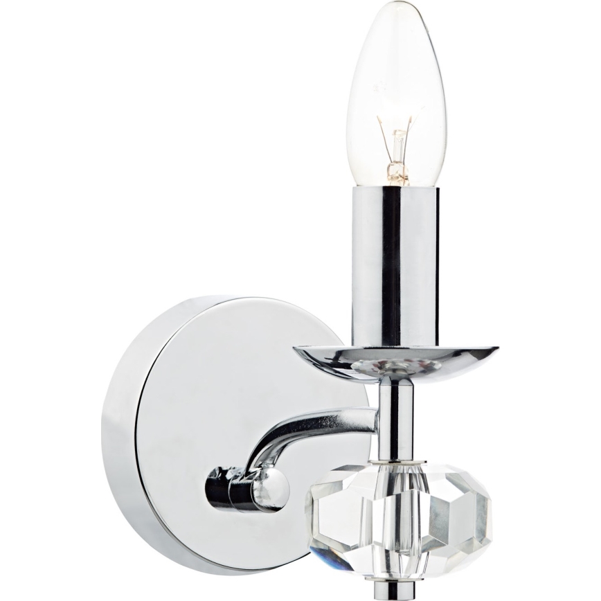 Där Lighting OLE0750 - Stenska svetilka OLEANA 1xE14/40W/230V sijajni krom