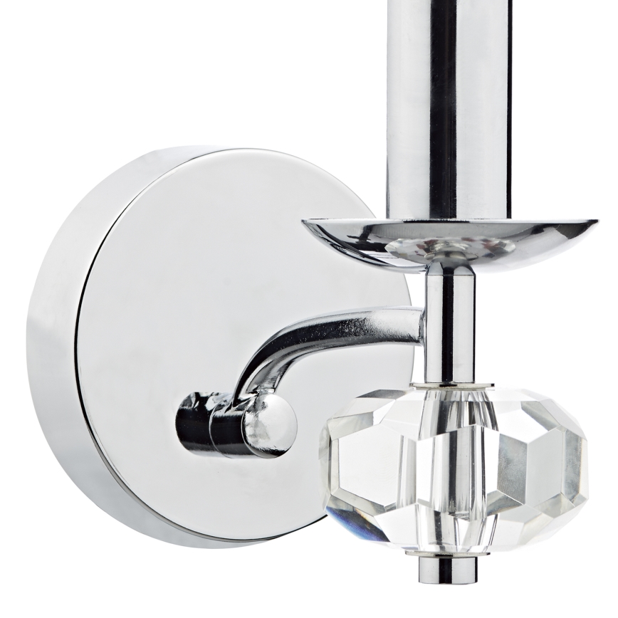 Där Lighting OLE0750 - Stenska svetilka OLEANA 1xE14/40W/230V sijajni krom