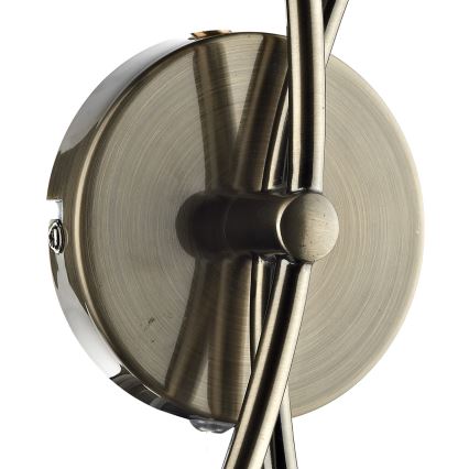 Där Lighting SEA0975 - Stensko svetilo SEATTLE 2xG9/40W/230V mesing