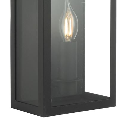Där Lighting VAP5222 - Zunanja stenska svetilka VAPOUR 1xE14/60W/230V IP44 črna