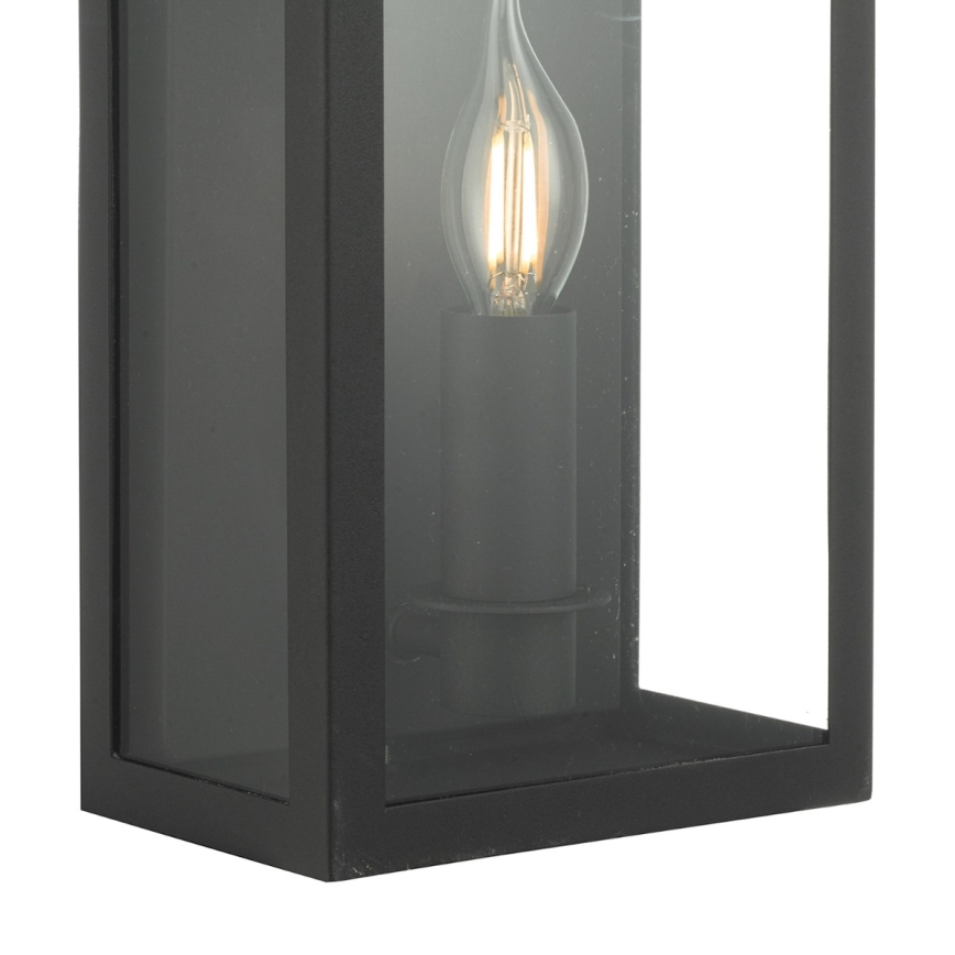 Där Lighting VAP5222 - Zunanja stenska svetilka VAPOUR 1xE14/60W/230V IP44 črna