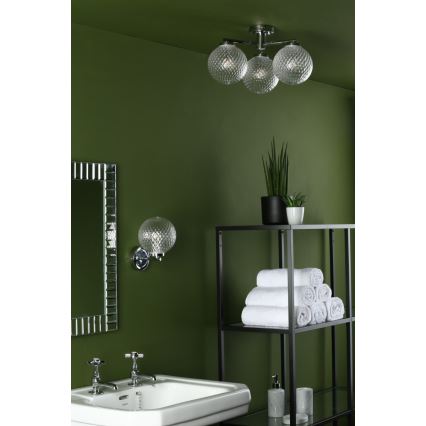 Där Lighting WAY0750 - Stenska svetilka za kopalnico WAYNE 1xG9/3W/230V IP44 sijajni krom