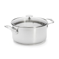 De Buyer 3427.24 - Lonec s pokrovom MILADY, 24 cm, iz nerjavečega jekla