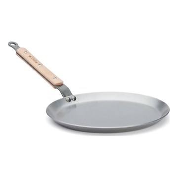 De Buyer 5715.24 - Ponev za palačinke MINERAL B BOIS 24 cm
