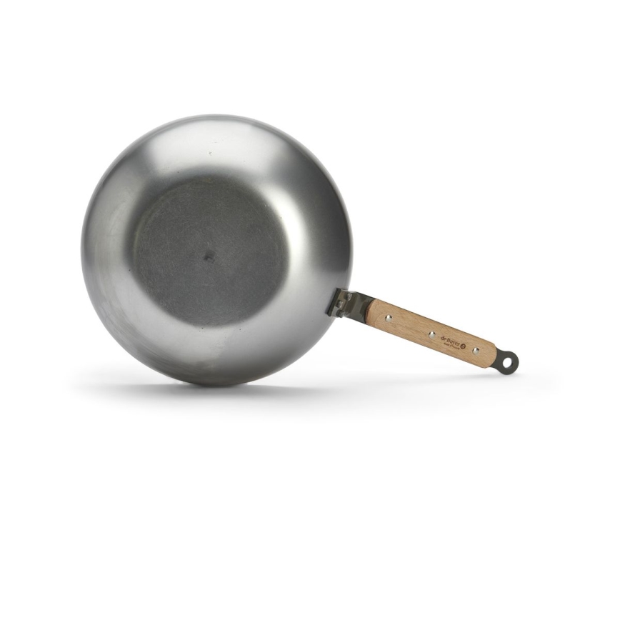 De Buyer 5717.28 - Ponev Wok MINERAL B BOIS 28 cm