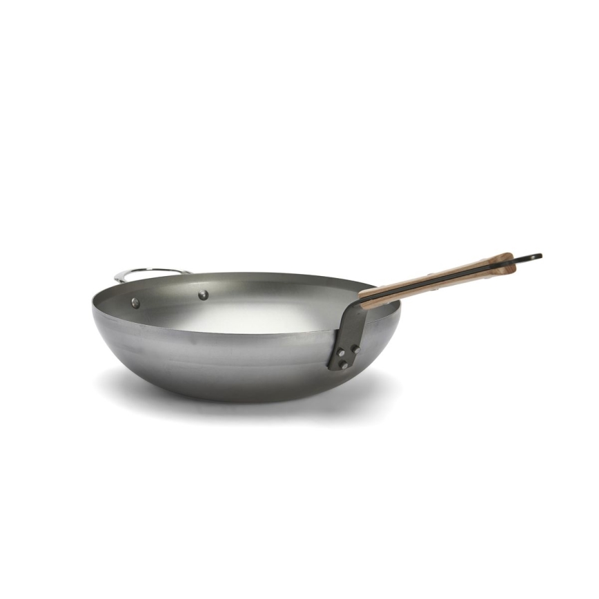 De Buyer 5717.32 - Wok ponev MINERAL B BOIS 32 cm