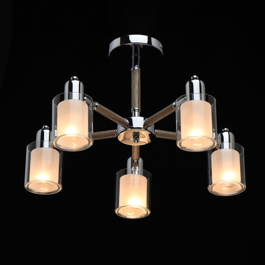 De Markt 693012505 - Lestenec na drogu FOREST 5xE14/40W/230V