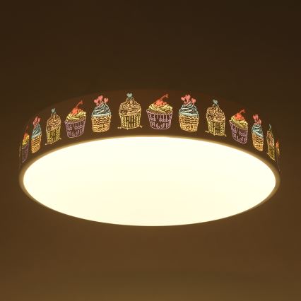 De Markt - LED Otroška stropna svetilka HI-TECH 1xLED/50W/230V + daljinski upravljalnik