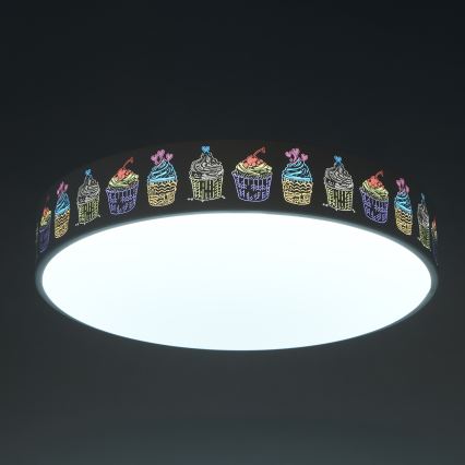 De Markt - LED Otroška stropna svetilka HI-TECH 1xLED/50W/230V + daljinski upravljalnik