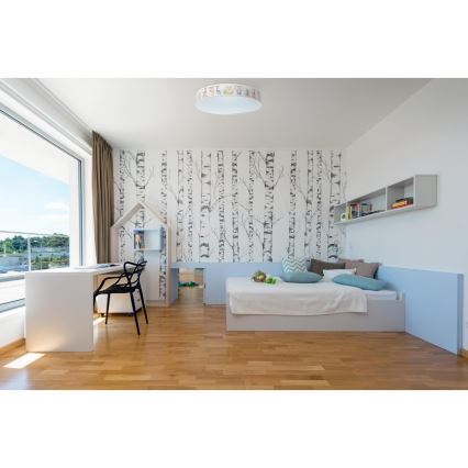 De Markt - LED Otroška stropna svetilkao HI-TECH 1xLED/50W/230V + daljinski upravljalnik