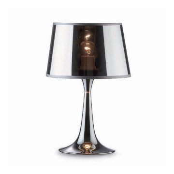 deal Lux - Namizna svetilka LONDON 1xE27/60W/230V sijajni krom