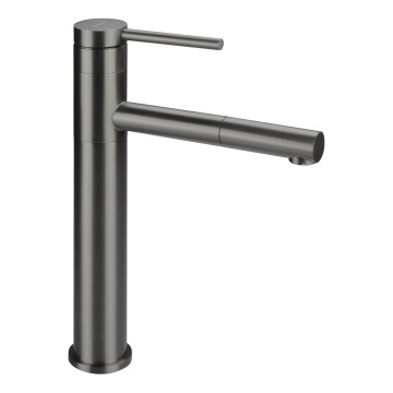 Deante BGE_D22K - Umivalniška baterija z izvlečno prho ORA 30,9 cm titan