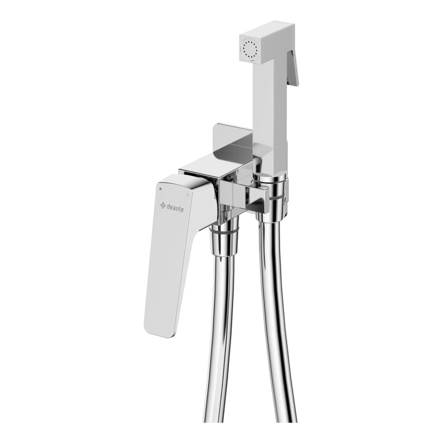 Deante BQL_034M - Armatura za bide z ročno prho za podometno vgradnjo BLUR, sijajni krom