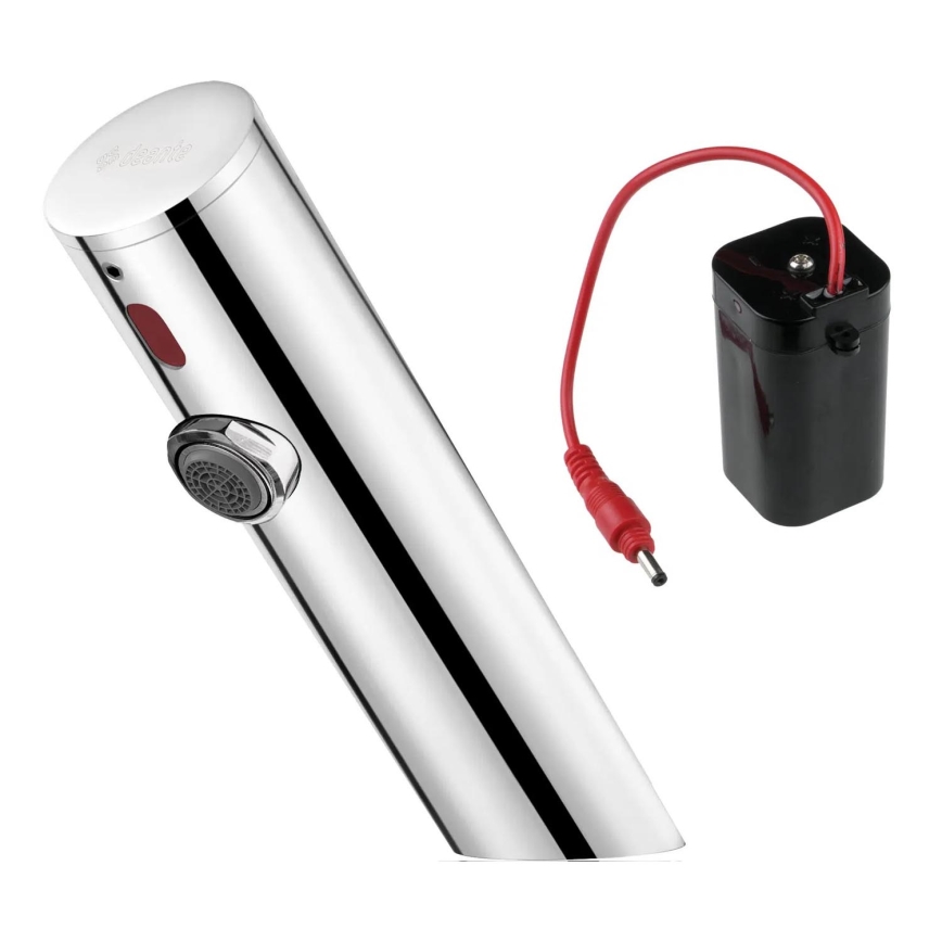 Deante BQR_P28R - Brezkontaktna pipa za umivalnik SENSE 4xAA polirano jeklo