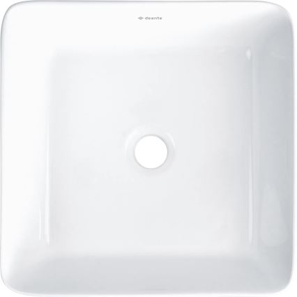 Deante CDJ_6U3S - Umivalnik na pult JASMIN 34,5x34,5 cm keramika/bela