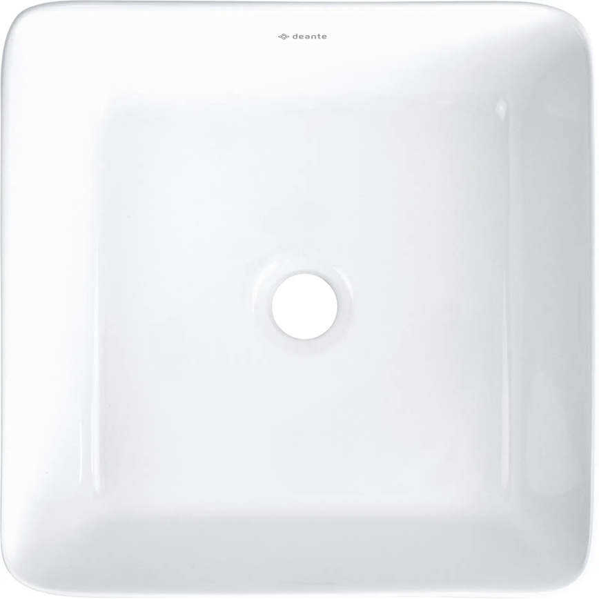 Deante CDJ_6U3S - Umivalnik na pult JASMIN 34,5x34,5 cm keramika/bela