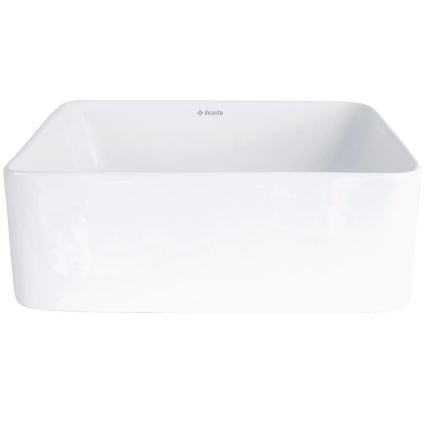 Deante CDJ_6U3S - Umivalnik na pult JASMIN 34,5x34,5 cm keramika/bela