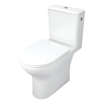 Deante CDJD6RPS - WC školjka z nogami z JASMIN keramičnim sedežem/bela